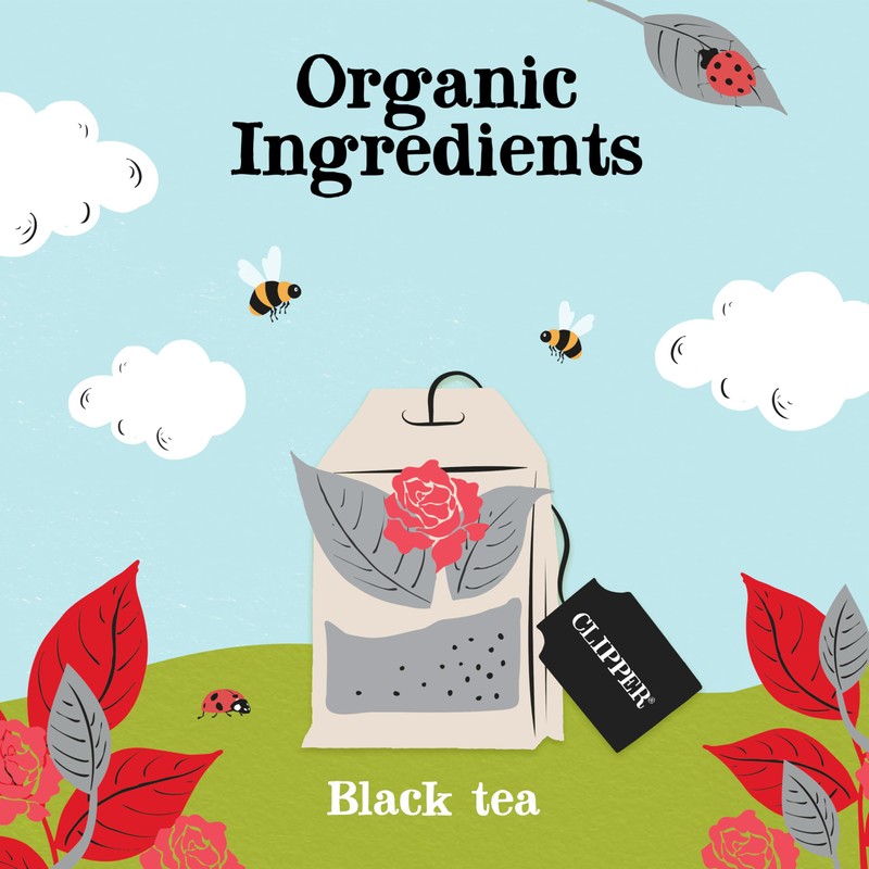 Clipper Fairtrade Organic English Breakfast Tea Bags | Black Tea