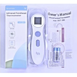 femometer (8 Packs) Infrared Digital Forehead Thermometer For Adults Kids With Batteries