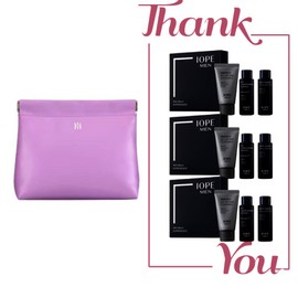 IOPE Signature Lavender Pouch + IOPE Men Bio 3-piece Travel 3-Kit Set / 시그니처 라벤더 파우치+아이오페 맨 바이오 3종 여행용 3키트 세트