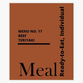MRE Meal Ready to Eat Beef Teriyaki Window Bumper Sticker Decal 5"