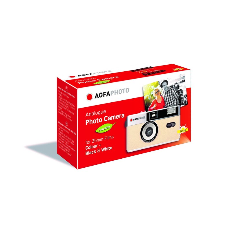 AgfaPhoto Analogue 35 mm Photo Camera Beige