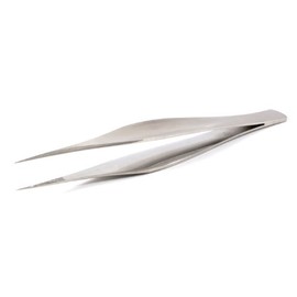 blueINOX Splitter Tweezers (According to Feilchenfeld) 11 cm Tip Inside Grooved Stainless Steel