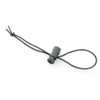 JCBIZ 5PCS Elastic Cable Tie Adjustable Button Tightening Strap 2.5mm