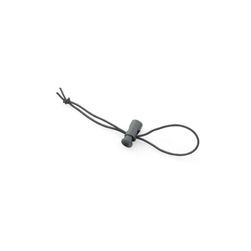 JCBIZ 5PCS Elastic Cable Tie Adjustable Button Tightening Strap 2.5mm