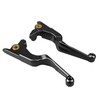 NICECNC Black Brake Clutch Levers Compatible with Harley Street Glide