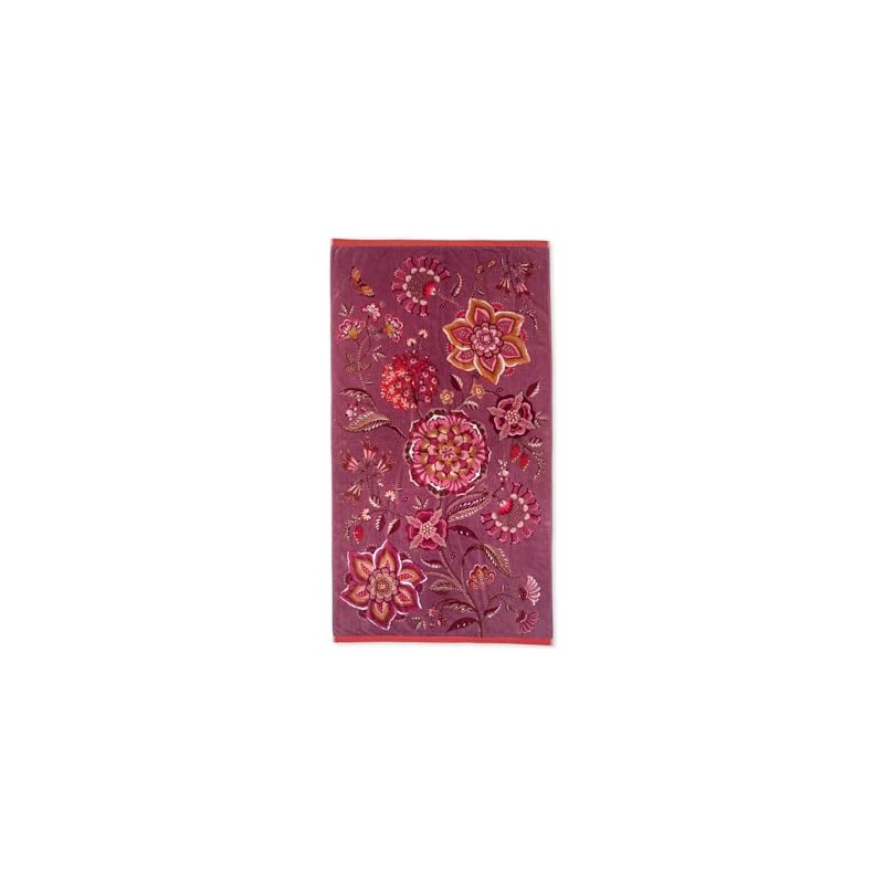 Pip Studio Viva la Vida Purple Bath Towel 100 x