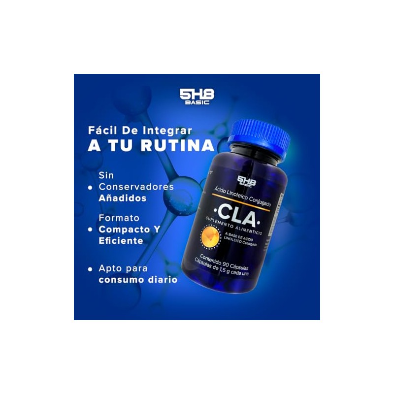 Cla Acido Linoleico Conjugado Puro 2000mg Capsulas Gelatina Blanda Origen