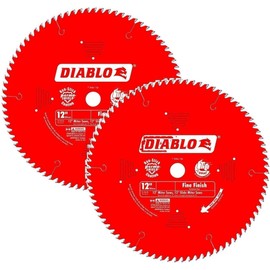 Freud D12100X 100 Tooth Diablo Ultra Fine Circular Saw Blade for Wood and Wood Composites, 12-Inch (2 PACK)