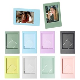 FOSDICK Pack of 8 3 Inch Mini Picture Frames, Colourful Picture Frame, Small, 9.2 x 6.1 cm Small Picture Frame, Set for Instax Picture Frame, Universal Mini 3 Inch for Polaroid Frame, Small Picture