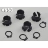4 Shaft Bearings - Sleeve - Bushing for Chicago Electric Drum Rock Tumbler #668