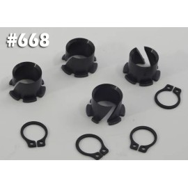 4 Shaft Bearings - Sleeve - Bushing for Chicago Electric Drum Rock Tumbler #668