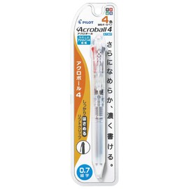 Pilot PBKAB45FNCC 4 Color Ballpoint Pen, Acroball 4, 0.7, Non Color