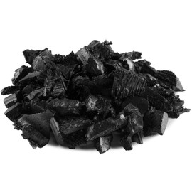 Playsafer Rubber Mulch Nuggets Protective Flooring for Playgrounds, Swing-Sets, Play Areas, and Landscaping (40 LBS - 1.55 CU. FT., Black)