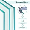 23x7x5.5 Fire Pit Glass Flame Wind Guard,Thick Tempered Glass Rectanglar