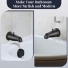 Enhon Tub Spout with Rear Diverter, Bathtub Spout Fitting 1/2-Inch