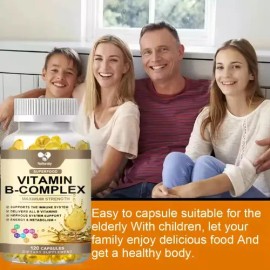 Vitamina Complejo B, Maxima Potencia 60 Cap                                                                                                           