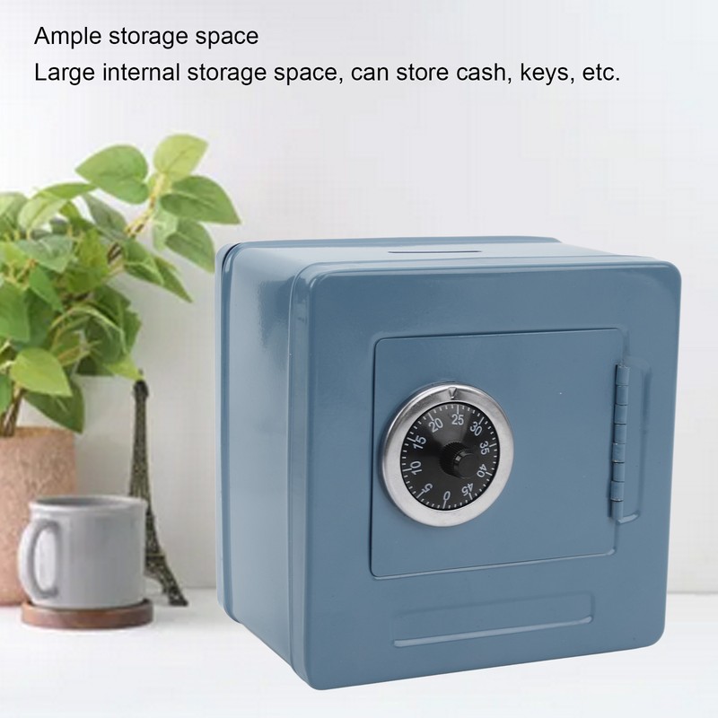 Password Box Durable Metal Password Cash Can Multifunctional Coded Lock