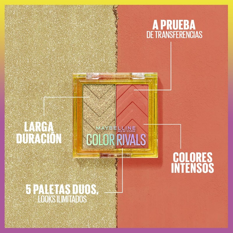 Maybelline Sombras de Ojos de larga duración, a prueba de