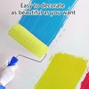 8 Pcs Big Texture Sponge Brush, Textured Roller, Mini Resilient