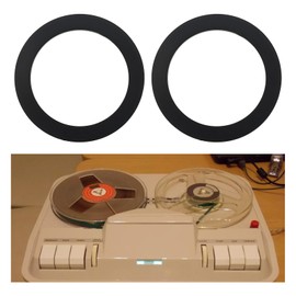 ECSiNG 6 pieces tape recorders, drive wheels, rubber rings, 38.5 x 29 x 3 mm, compatible with Grundig TK 222 TK 244 TK 246 TK 248
