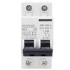 2P Miniature Circuit Breaker DIN Rail Mount Disconnect Switch for