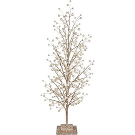 RAZ Imports Glittery Tree with Pearls
