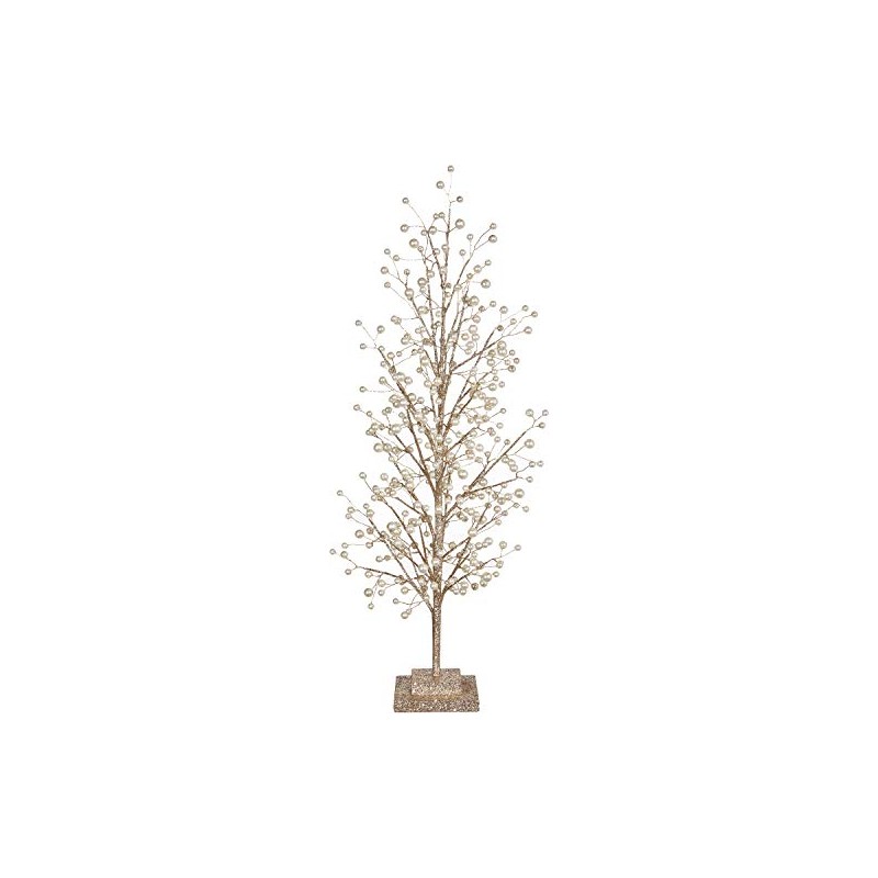 RAZ Imports Glittery Tree with Pearls