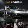 AUIMSOCO 9005 9006 LED Headlight Kit Combo Bulbs 10000K High