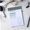 TEHAUX Small Size A5 Daily Work Planner Checklists Notepad Daily