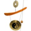 THY COLLECTIBLES Feng Shui Brass Gong Wind Chime for Patio,