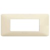 BTicino AM4803MSL Matix 3-Gang Front Plate, Silver