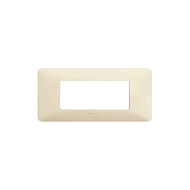 BTicino AM4803MSL Matix 3-Gang Front Plate, Silver