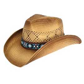 Peter Grimm Carissa Drifter Cowgirl Hat for Women Tan
