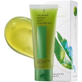 Gel exfoliante suave calmante de belleza. Limpiador suave y acuoso, 100 ml/3,38 fl. oz./ Hidratación, exfoliación, limpieza profunda, brillo, sin crueldad animal, sin parabenos, cuidado de la piel cor