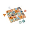 Janod Sweet Cocoon Wooden Alphabet Learning Puzzle with ABC Letters