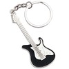 keepdrum Electric Guitar Keyring Metal Black