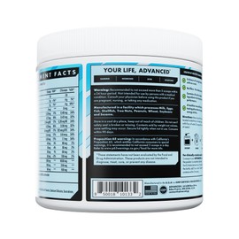 Advanced Energy - Energy Boosting Formula with Electrolytes for Hydration - L-Theanine to Combat Jitters - Sugar Free & Keto Friendly - No Maltodextrin (40 Servings) (Ramune)