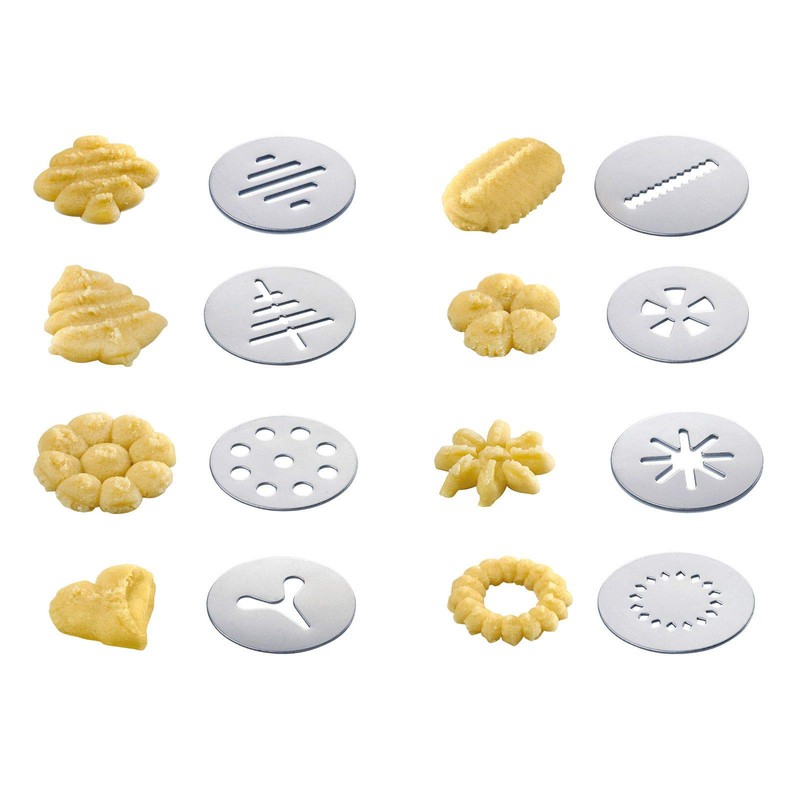 Westmark Pastry Press/Piping Syringe, with 8 Moulded Discs and 8