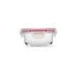 CURVER Round Glass Airtight Food Storage Container (3pcs) - 0.2L