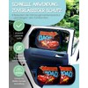 HiTS4KiDS 2 x Sun Shade for Side Windows (Red Racing