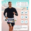 Running Pouch, Non-Shaking, 3 Pockets, Stretchable, Large Capacity, Waterproof, Sweatproof,