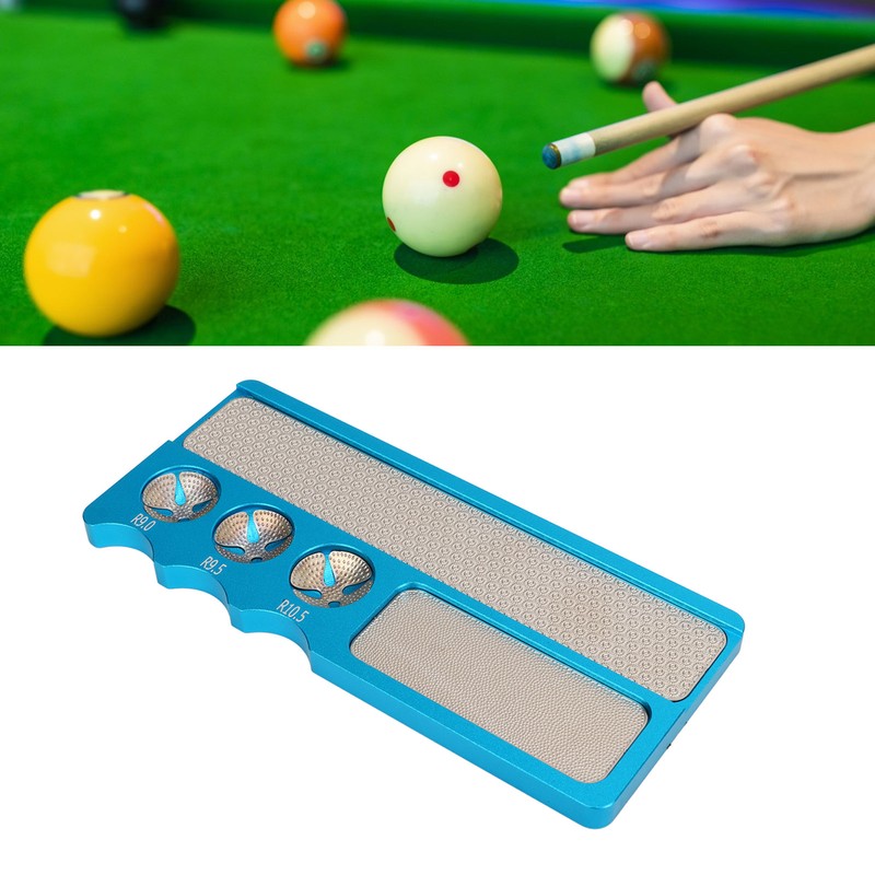 Billiard Pool Cue Tip Tool Multifunction Portable Aluminum Pool Cue