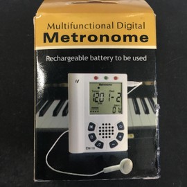 Multifunctional Digital Metronome Rechargeable battery to be used