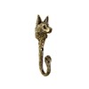 TUTURA LUTSS German Shepherd Wall Hook – Solid Brass Dog