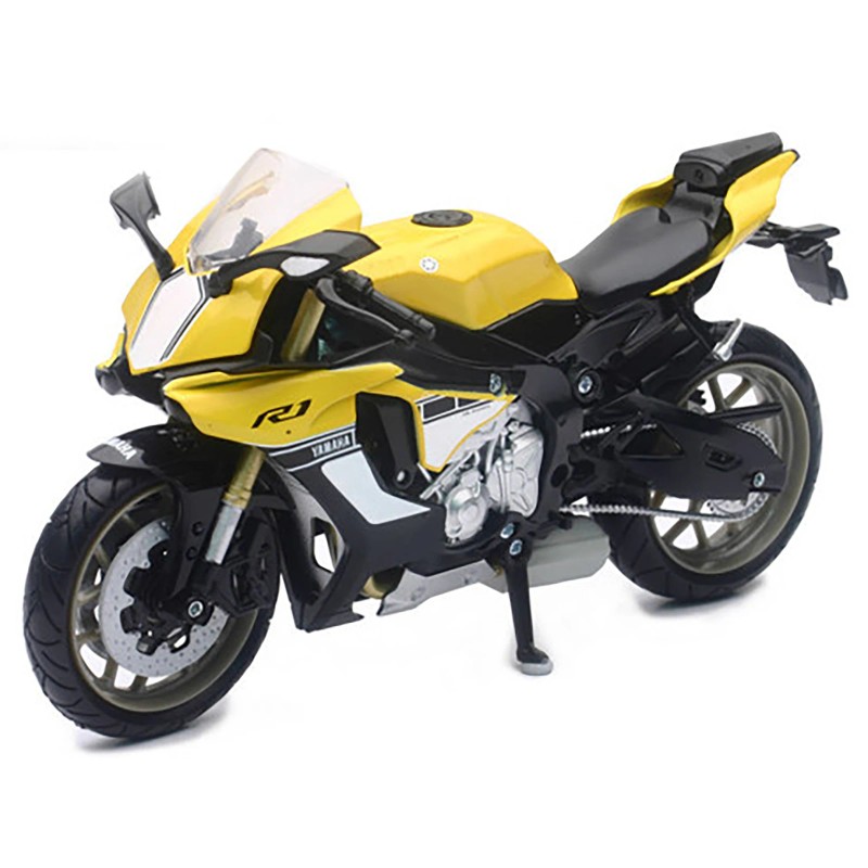 2016 Yamaha YZF-R1 Yellow Motorcycle Model 1/12 DCD by New