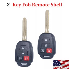mecautocarkeys For 2012 2013 2014 2015 2016 2017 Toyota Camry RAV4 Remote Key Fob shell
