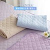 Bed Pad Single Blue 100 x 200cm Reversible Summer Cool