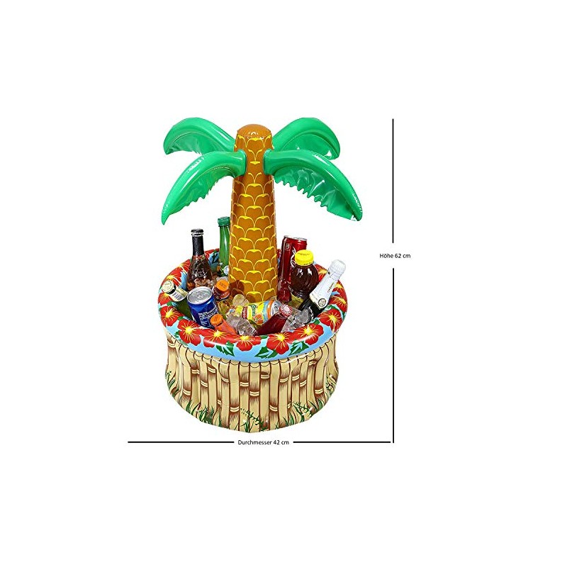 Widmann Inflatable Palm Tree with Drinks Cooler, 2 palm trees.,