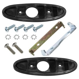 UINIEBOOM Outside Bullet Mirror Mounting Kit, Replacement Rearview Mirror Kit Compatible with Pontiac Firebird/GTO, with Chevy Camaro/Nova 1970-1981, R312-13 LSOT001157