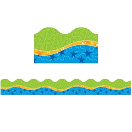 TREND enterprises, Inc. Blue Pattern Owl-Stars! Terrific Trimmers, 39 ft